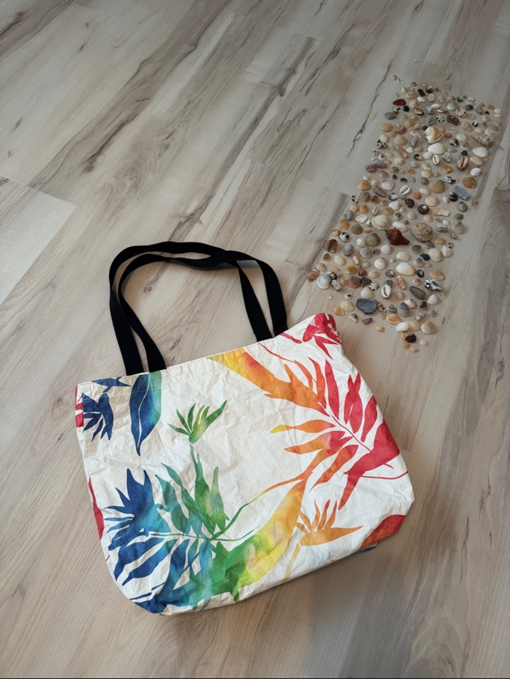 ALOHA collection rainbow reversible tote